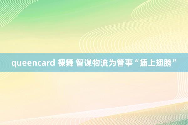 queencard 裸舞 智谋物流为管事“插上翅膀”