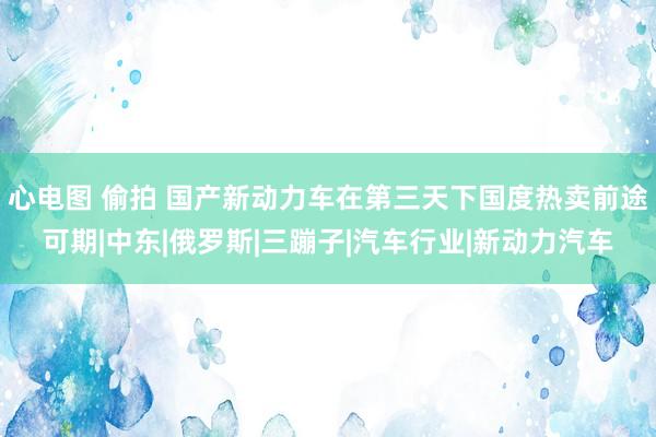 心电图 偷拍 国产新动力车在第三天下国度热卖前途可期|中东|俄罗斯|三蹦子|汽车行业|新动力汽车