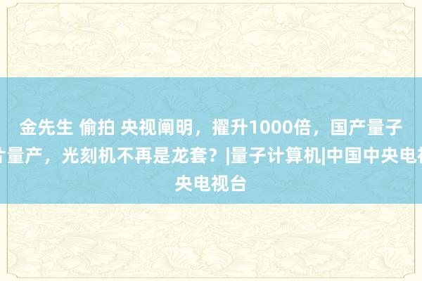 金先生 偷拍 央视阐明，擢升1000倍，国产量子芯片量产，光刻机不再是龙套？|量子计算机|中国中央电视台